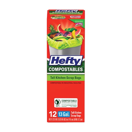 Hefty Trash Bag Cmpst 13G 12Pk 00E52001